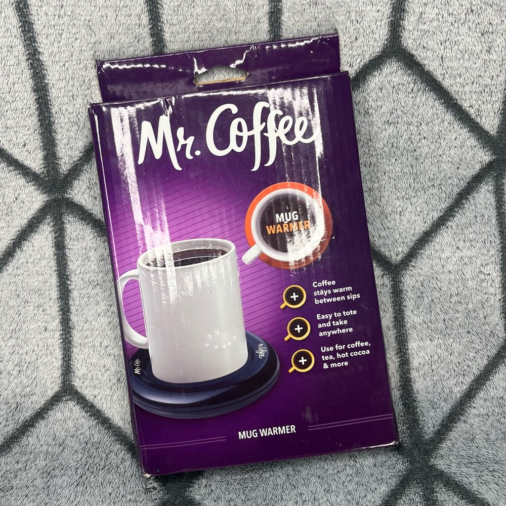Mr. Coffee Electric Mug Warmer for Coffee and Tea Portable Cup Warmer S